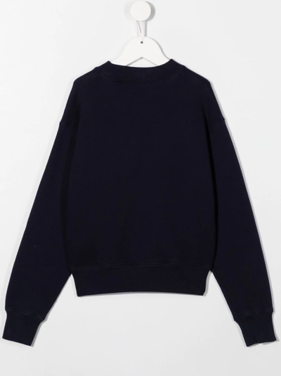 Palm Angels Bear-motif Sweatshirt In Blue