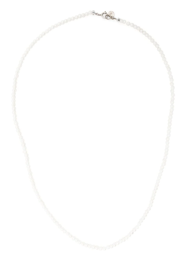 Shop Undercover Silver-tone Pearl Necklace In White