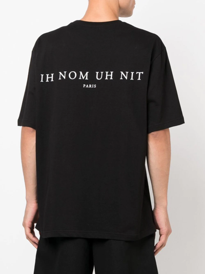 Shop Ih Nom Uh Nit Graphic-print Crew-neck T-shirt In Black