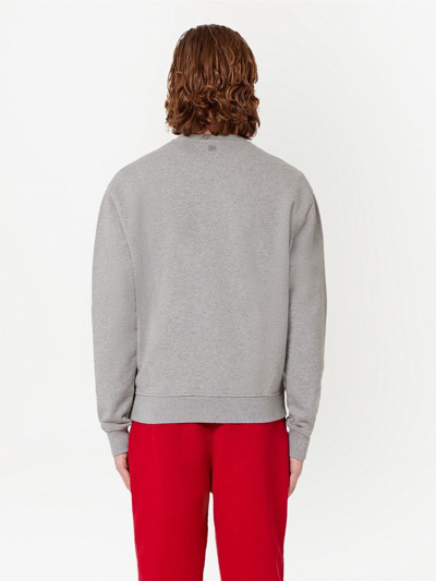Shop Ami Alexandre Mattiussi Ami De Coeur Cotton Sweatshirt In Grau
