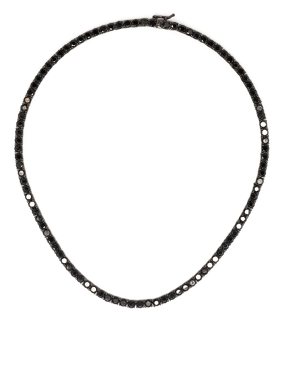 Shop Mounser Laguna Choker Necklace In Black