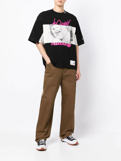 Shop Miharayasuhiro Graphic-print T-shirt In Schwarz