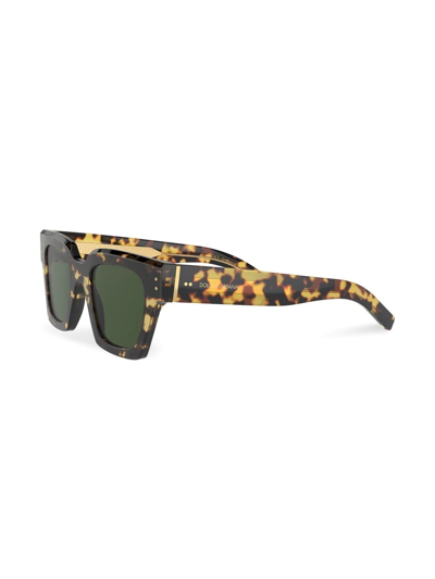 Shop Dolce & Gabbana Corallo Square-frame Sunglasses In Schwarz