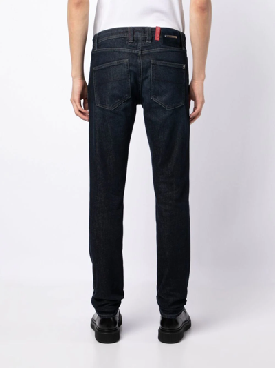 Shop Sartoria Tramarossa Leonardo Mid-rise Slim-cut Jeans In Blau
