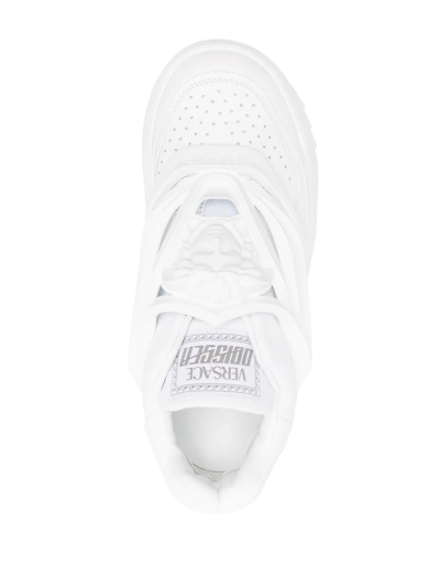 Shop Versace Odissea Chunky-sole Sneakers In Weiss