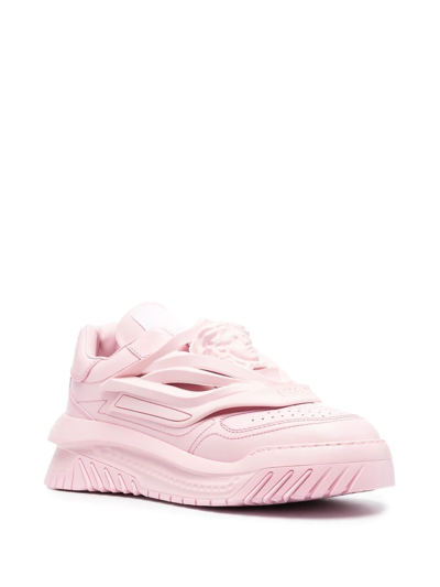 Shop Versace Odissea Chunky-sole Sneakers In Rosa
