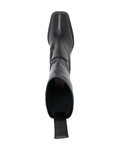 Shop Gia Borghini Gia15 Tapered-heel Boots In Black