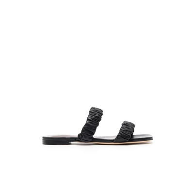 Staud Black Maya Sandals In Black
