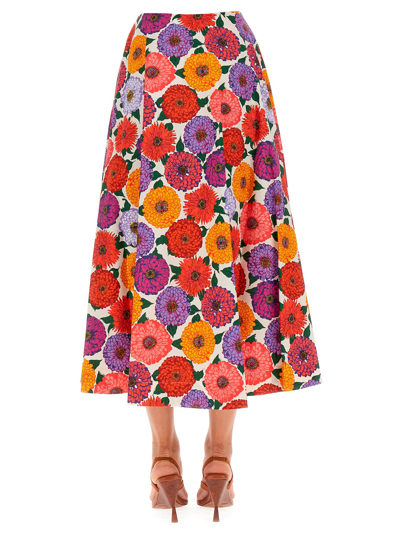 Shop La Doublej Holiday Skirt In Multicolor