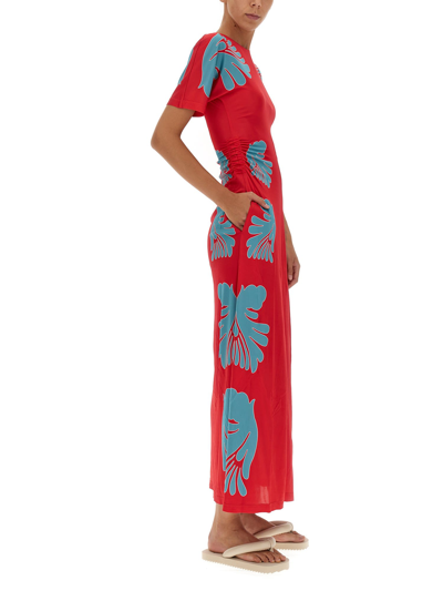 Shop La Doublej Angelica Dress In Rosso