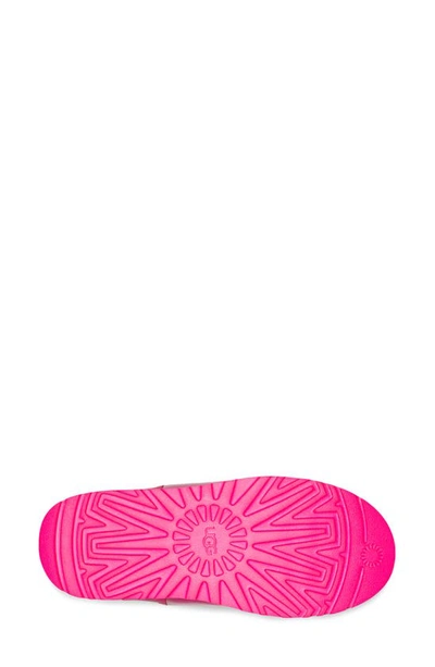 Shop Ugg Classic Mini Waterproof Clear Boot In Taffy Pink