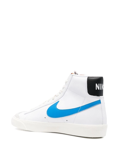 Shop Nike Blazer Mid '77 Vintage Sneakers In Weiss