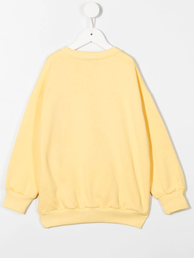 Shop Mini Rodini Graphic-print Sweatshirt In Gelb