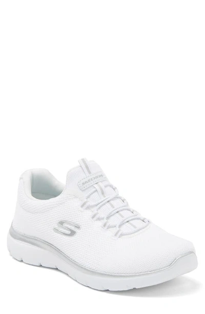 Shop Skechers Summits Slip-on Sneaker In White
