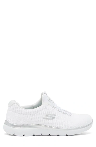 Shop Skechers Summits Slip-on Sneaker In White