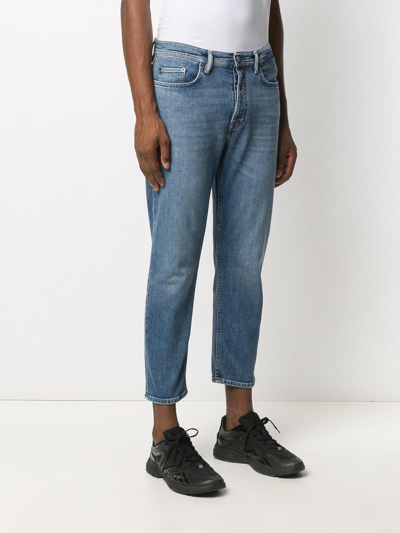 Shop Acne Studios Denim Cotton Jeans In Blue