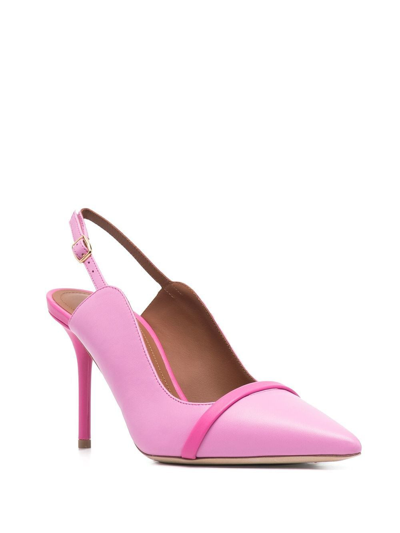 Shop Malone Souliers Marion Leather Pumps In Pink