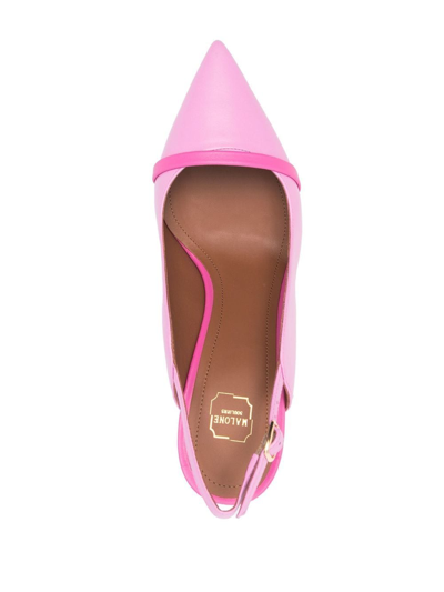 Shop Malone Souliers Marion Leather Pumps In Pink