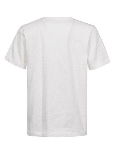 Shop Merz B Schwanen Organic Cotton T-shirt In White