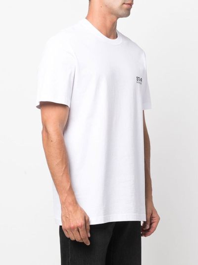 Shop Golden Goose Star Collection Cotton T-shirt In White