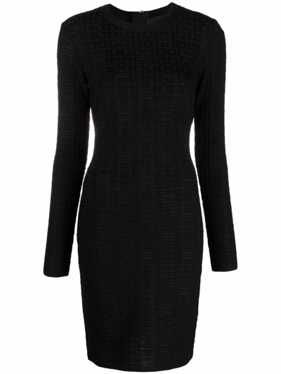 Shop Givenchy 4g Jacquard Dress