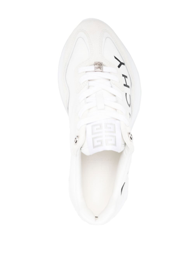 Shop Givenchy Giv Runner Sneakers In White