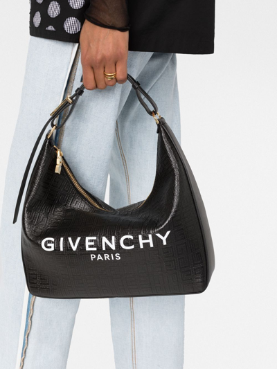 Shop Givenchy Moon Cut Out Hobo Bag