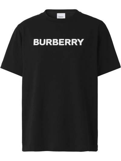 Shop Burberry Logo Cotton Polo Shirt