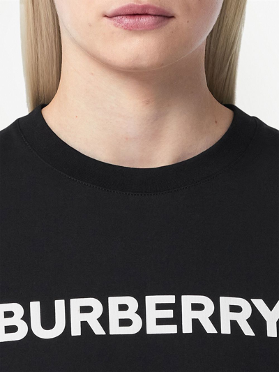 Shop Burberry Logo Cotton Polo Shirt