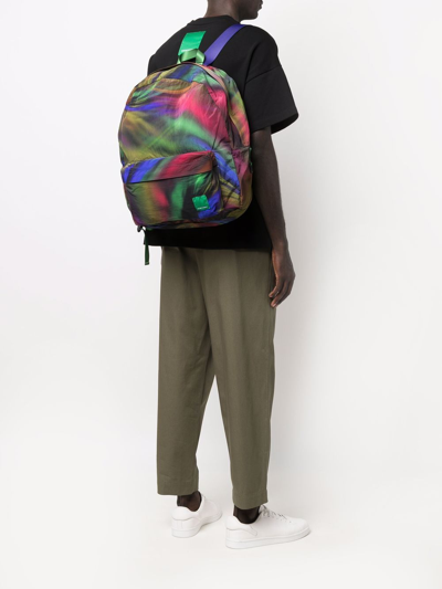 Shop Emporio Armani Sustainable Capsule Backpack In Multicolor