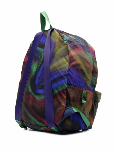 Shop Emporio Armani Sustainable Capsule Backpack In Multicolor