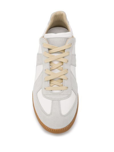 Shop Maison Margiela Replica Sneakers In White