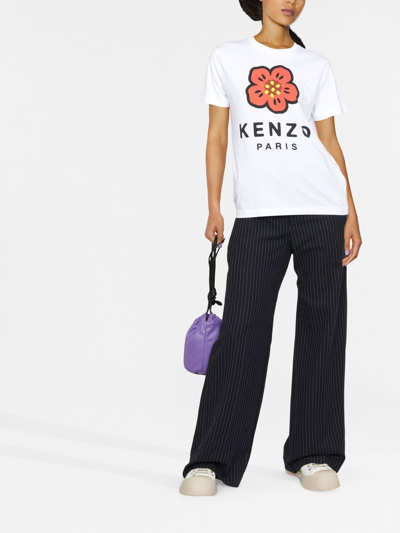 Shop Kenzo Paris Cotton T-shirt In White