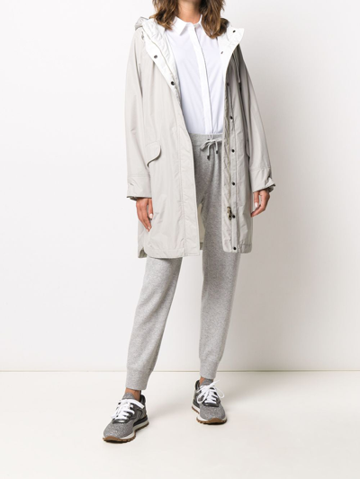 Shop Brunello Cucinelli Cashmere Sweatpants In Grey