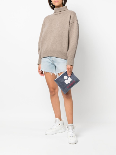 Shop Isabel Marant Nettia Pouch In Blue