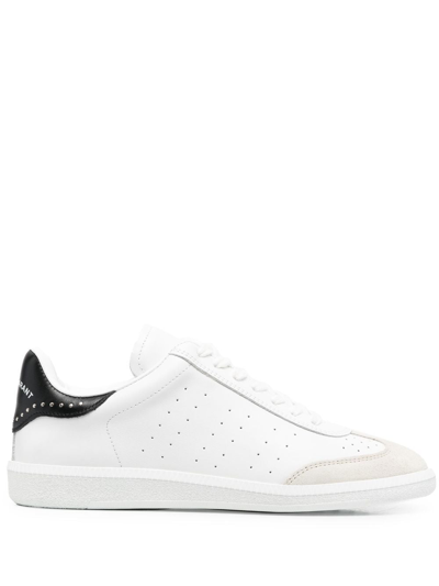 Shop Isabel Marant Bryce Leather Sneakers