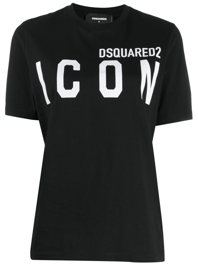 Shop Dsquared2 Icon Logo Cotton T-shirt