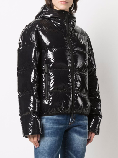 Shop Dsquared2 Hooded Puffer Down Jacket