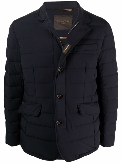 Shop Moorer Zayn-kn Down Jacket In Blue