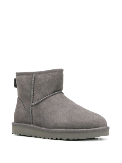 Shop Ugg Mini Classic Ii Ankle Boots In Grey