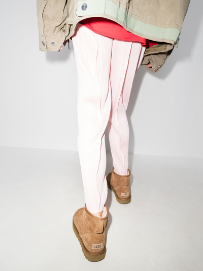 Ugg Classic Mini Ii Genuine Shearling Lined Boot In Beige