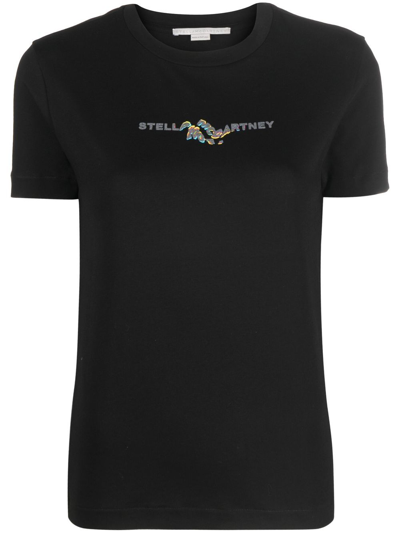 Shop Stella Mccartney Cotton Logo T-shirt