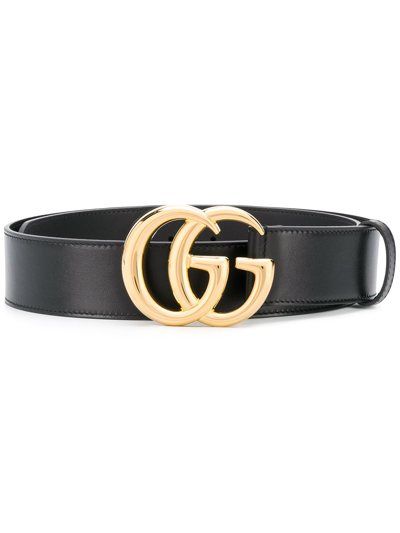 Shop Gucci Gg Marmont Leather Belt