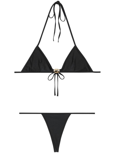 Shop Gucci Gg Detail Bikini Set