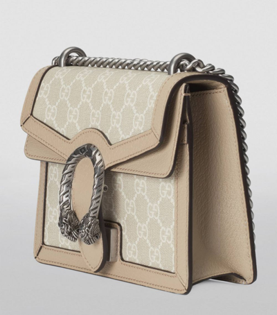 Shop Gucci Dionysus Gg Supreme Motif Mini Shoulder Bag In Beige