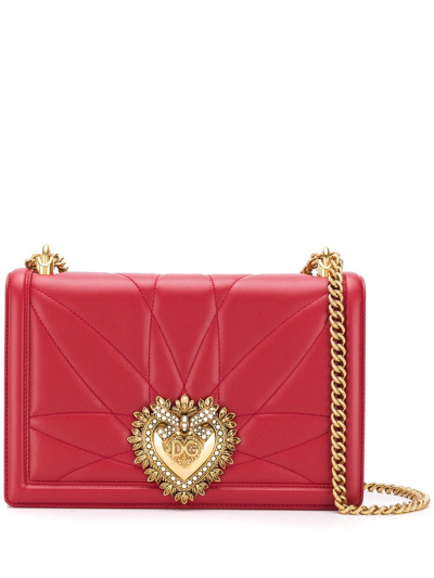 Shop Dolce & Gabbana Devotion Bag In Red