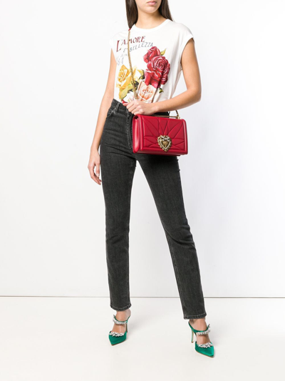 Shop Dolce & Gabbana Devotion Bag In Red