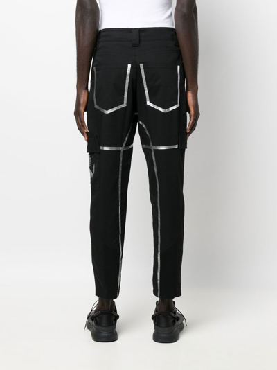 Shop Ferrari Cotton Trousers In Black