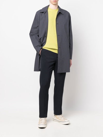 Shop Ps By Paul Smith Cotton Coat In Blue