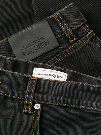 Shop Alexander Mcqueen Denim Cotton Jeans